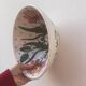 Ceramic salad bowl or decorative plate flower decoration