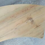 Vintage Curved Pine Bench