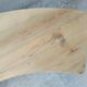 Vintage Curved Pine Bench
