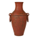 Monumental sun vase "Fat Lava" from the mid-century, with a rare movable ceramic handle handmade.