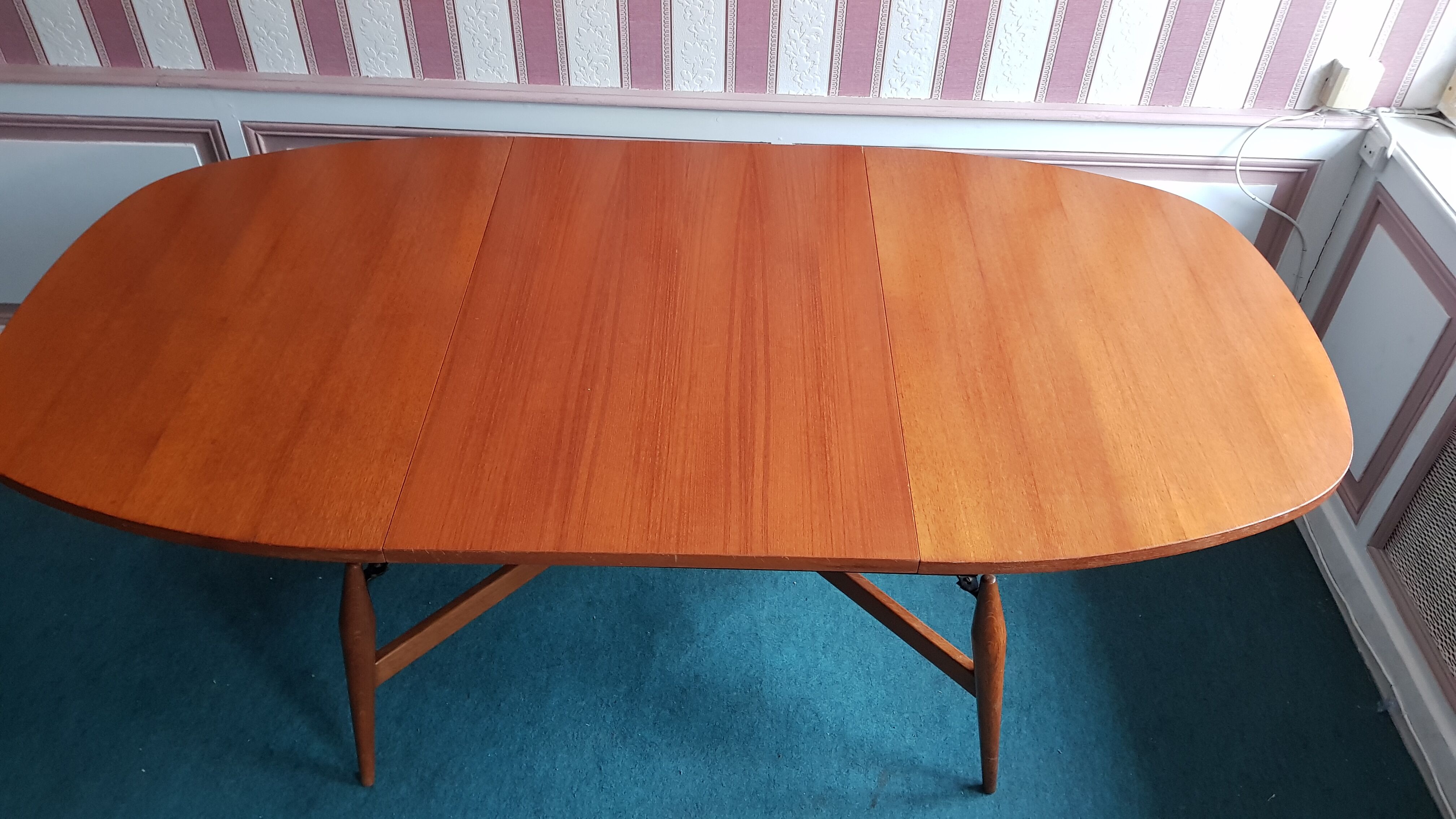 Table low vintage Scandinavian modular transformable liftable SMØRREBRØD