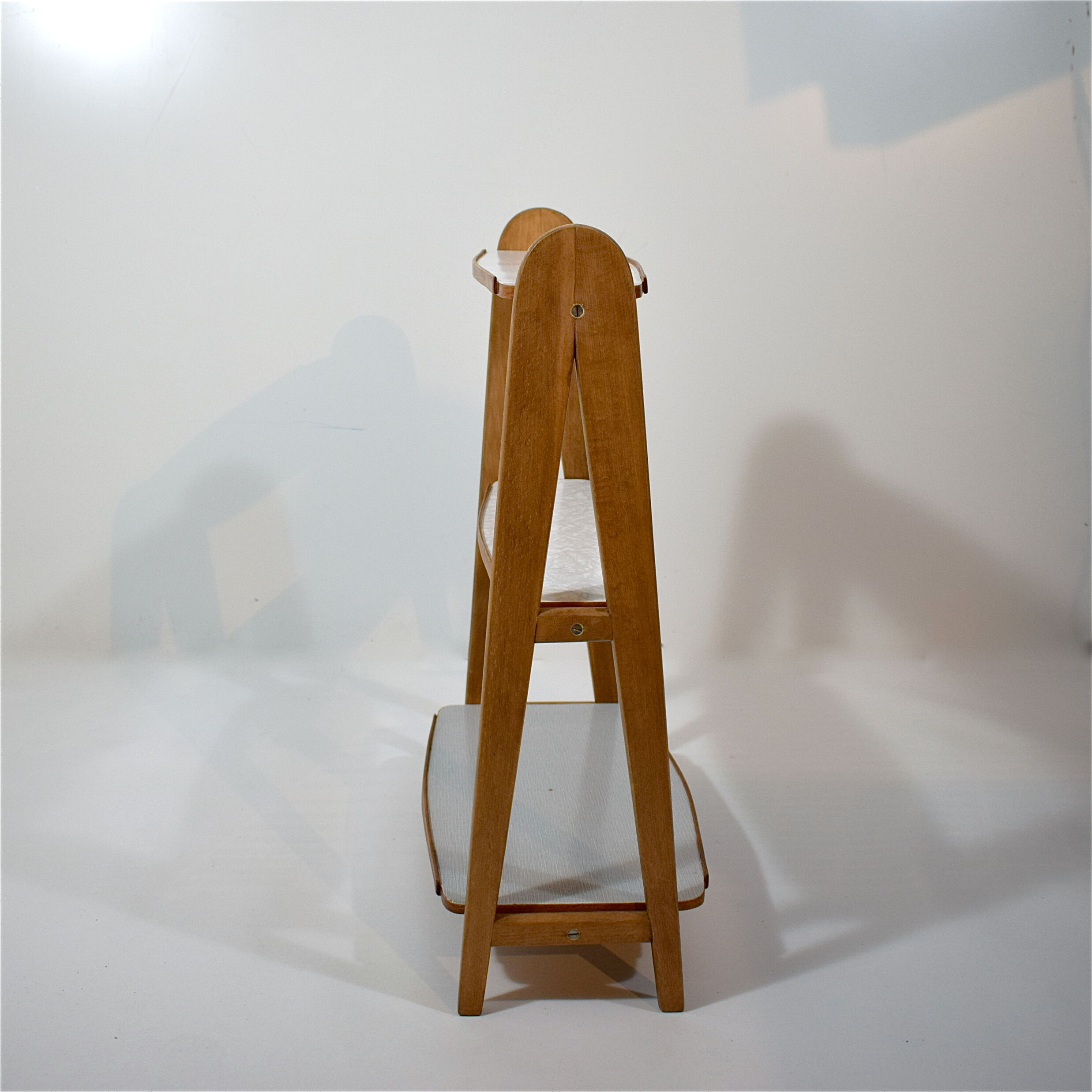 Vintage 1950s triple shelf sideboard