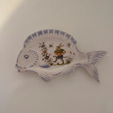 Plate Moustiers fish