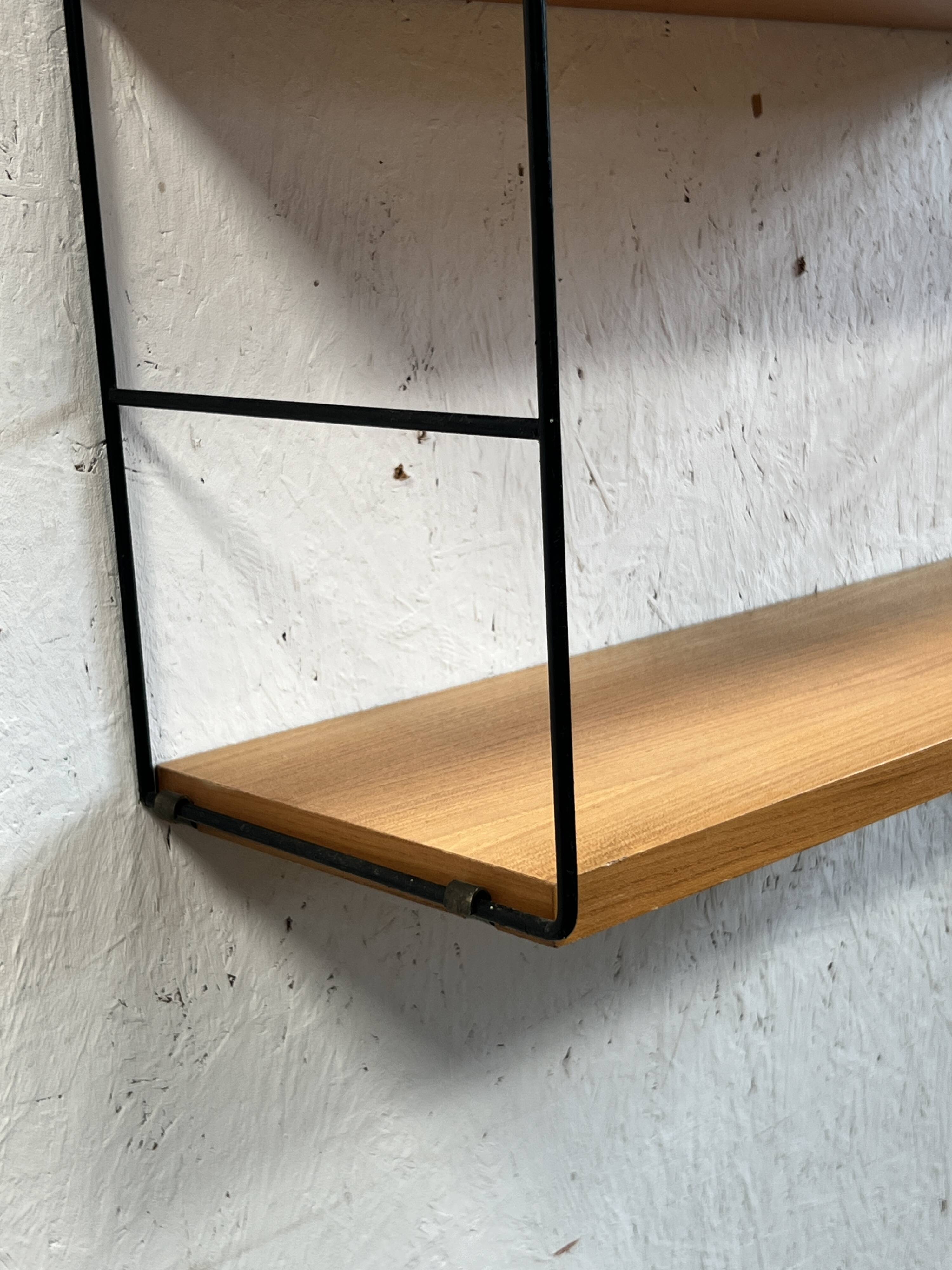 Vintage Wall Shelf / Wall Unit, String Sweden 1970's