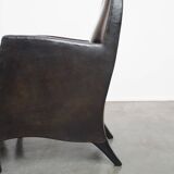 Set of 4 very beautiful sheepskin design dining chairs
