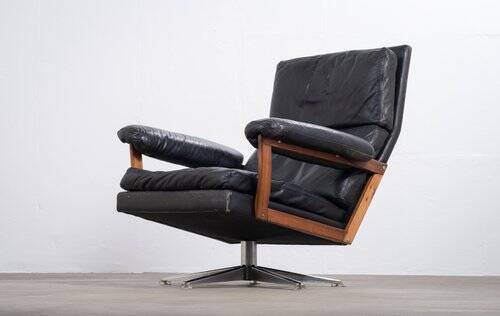 Swivel Armchair attributed to André Vandenbeuck for Strässle, 1960s