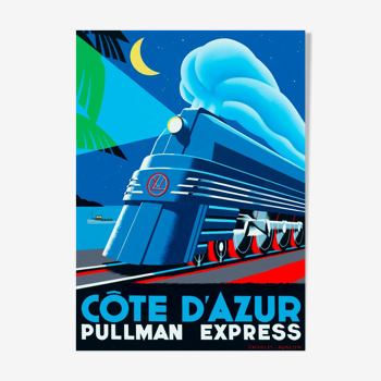 Affiche Côté d’Azur Pullman Express