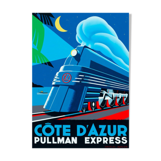 Affiche Côté d’Azur Pullman Express