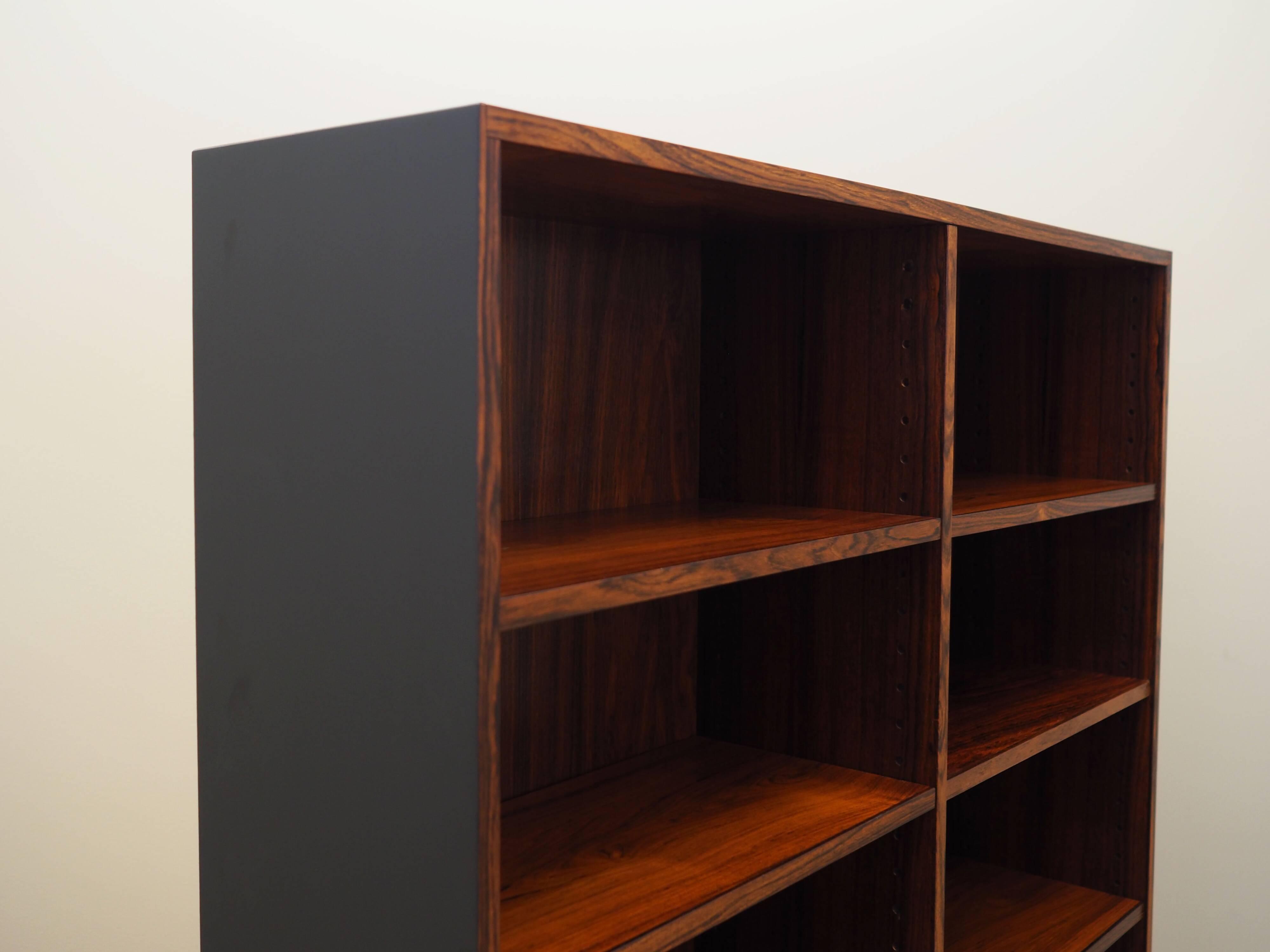 Rosewood bookcase, Danish design, 1970s, production: Denmark