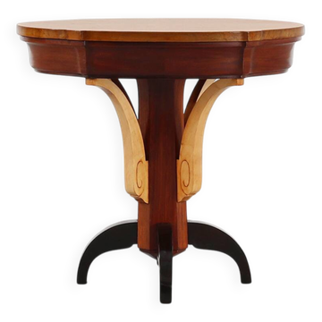 Art Deco side table in wood, France ca. 1930
