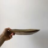 Pyrite stoneware serving dish