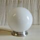 Ceiling light or table lamp with opaline globe diameter 20cm - mid 20th century