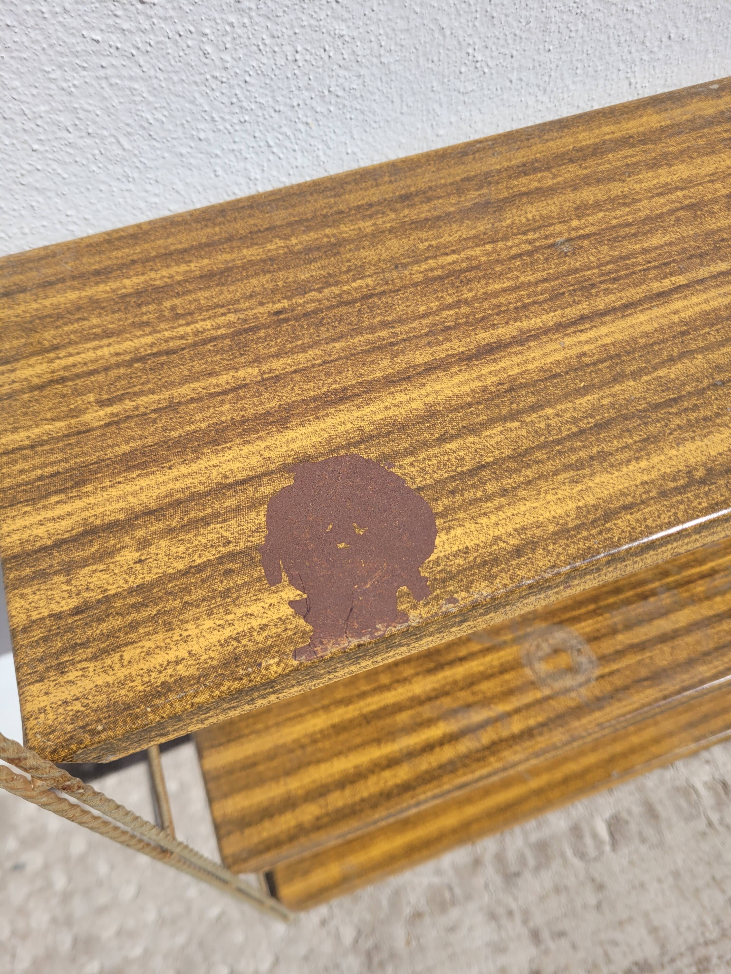 Vintage 70s string-style shelf