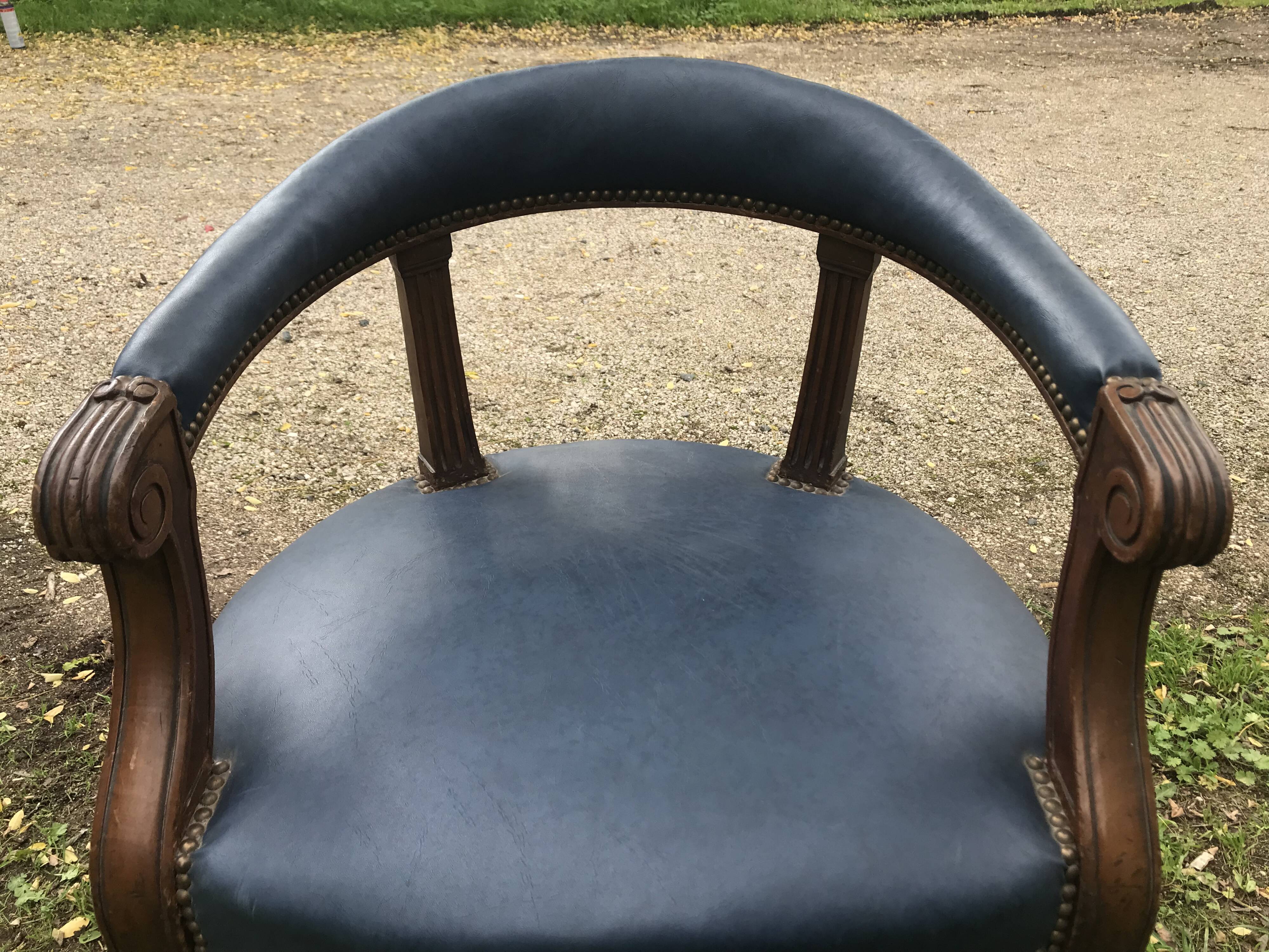 Louis Philippe office armchair