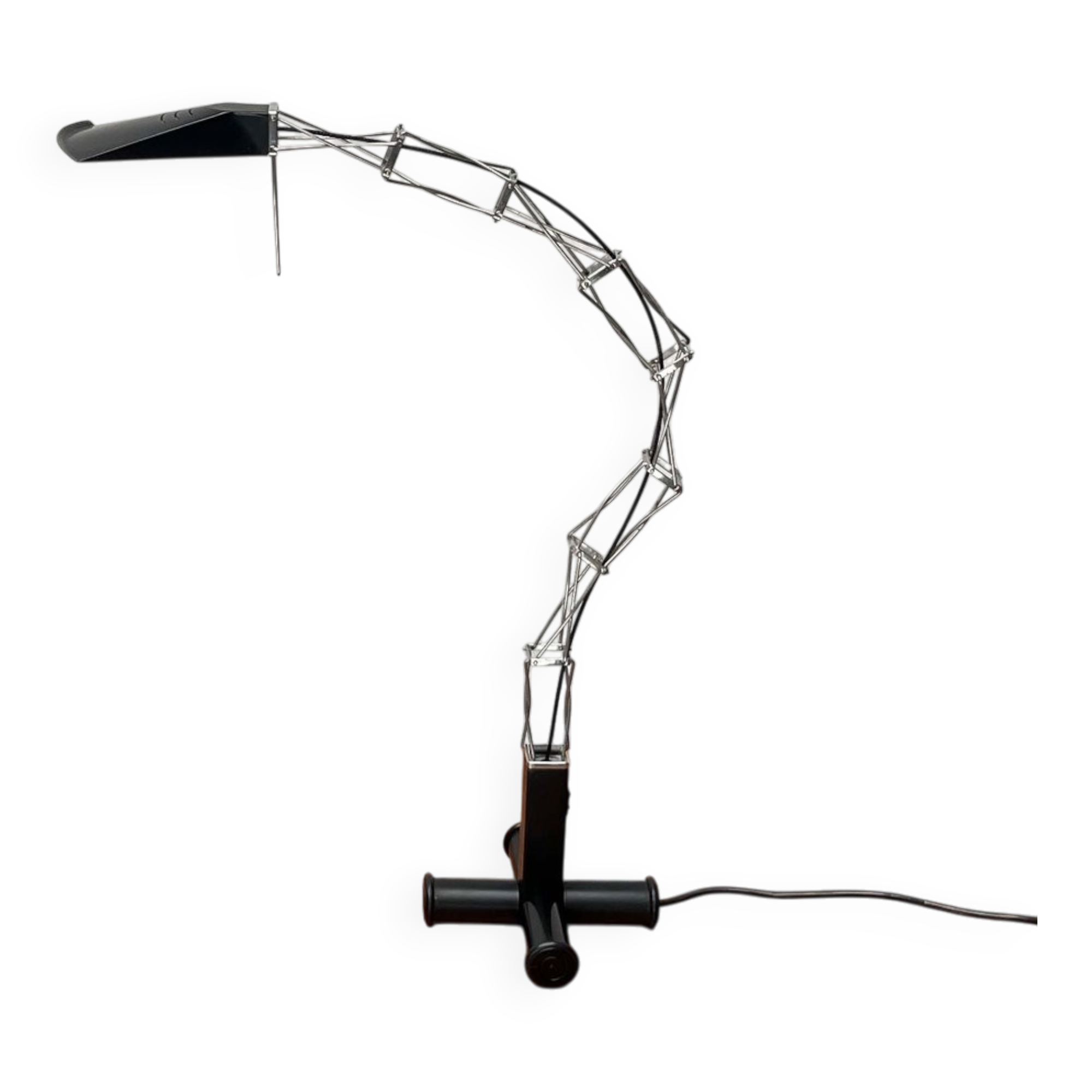 Postmodern Italian Multi X table lamp by Yaacov Kaufmann for Lumina, 1980s.