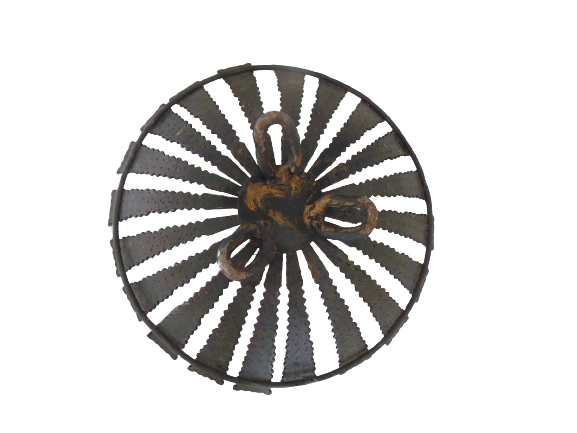 Wrought iron fruit basket