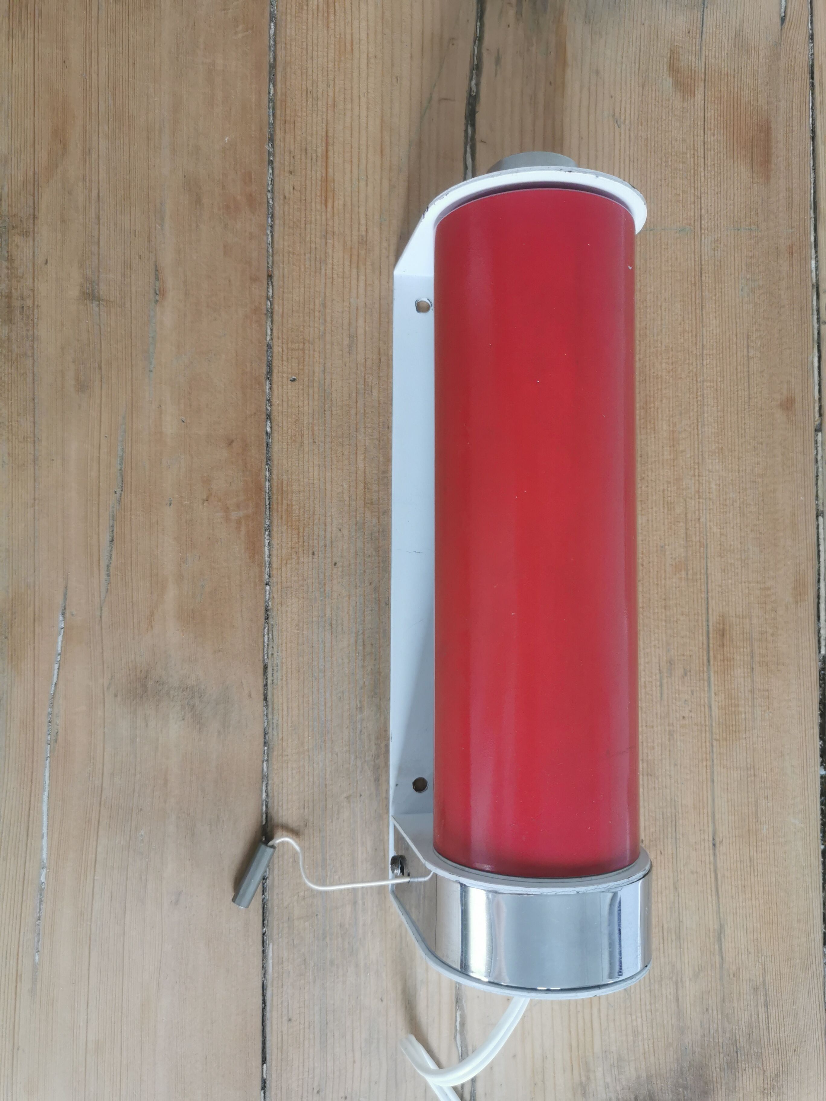 Vintage roller wall light