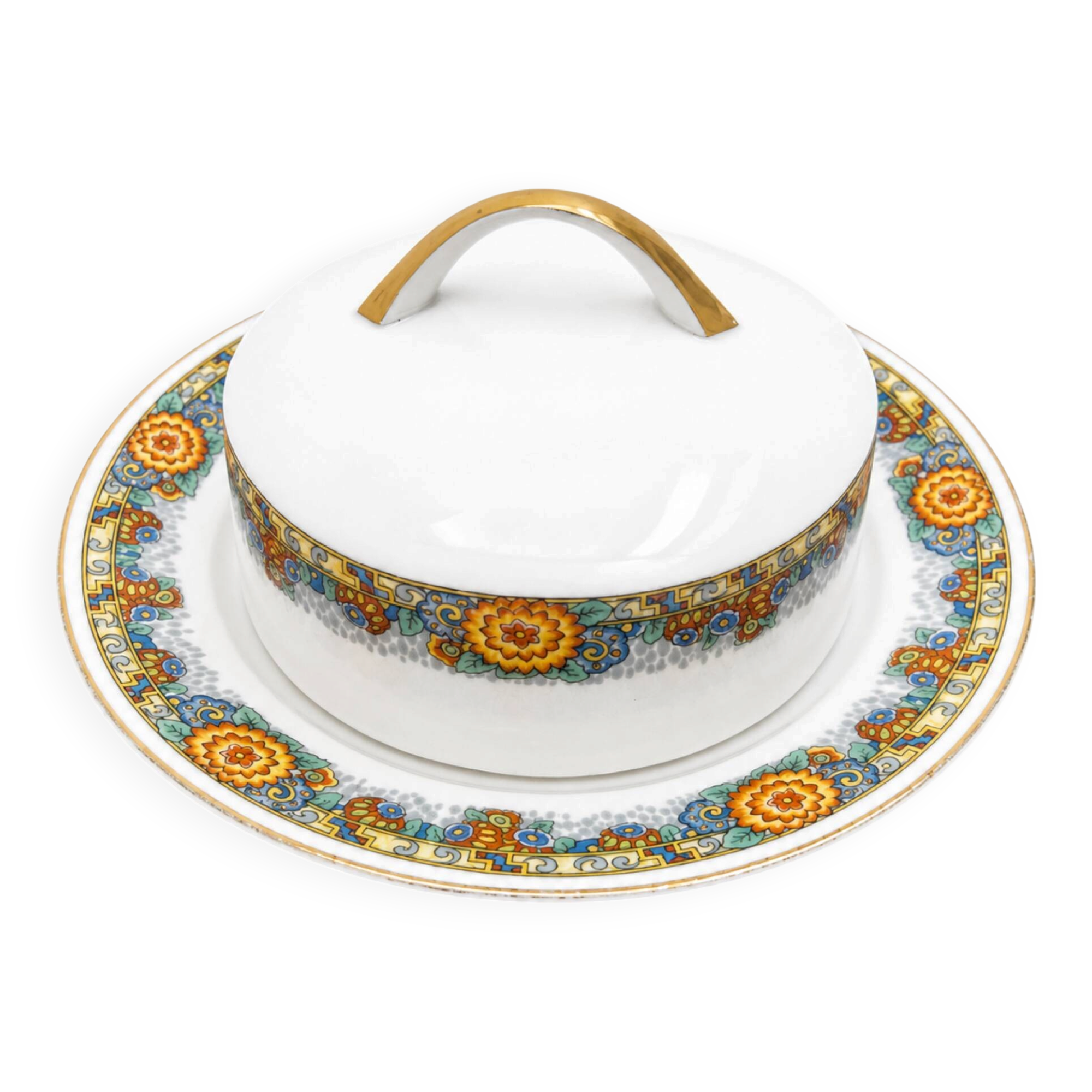 Butter dish / vegetable dish porcelain from Limoges 1960