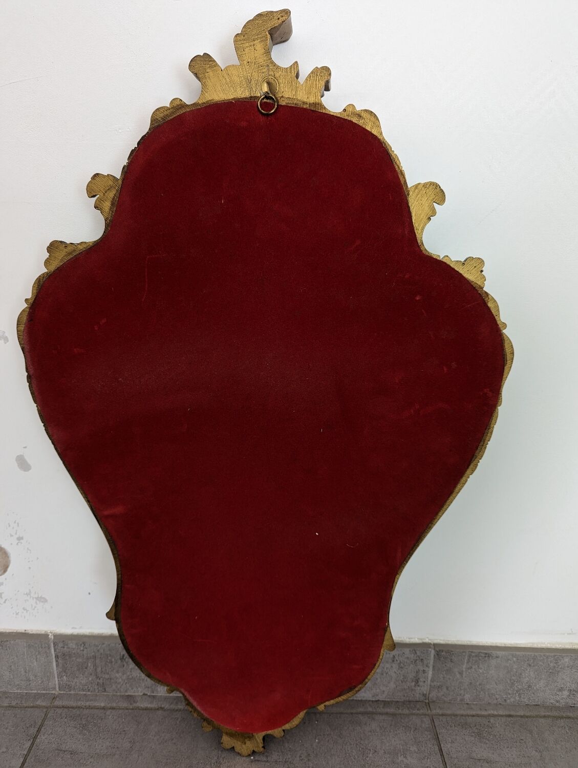 Louis XV style wooden mirror