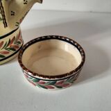 HB Quimper teapot and sugar bowl set