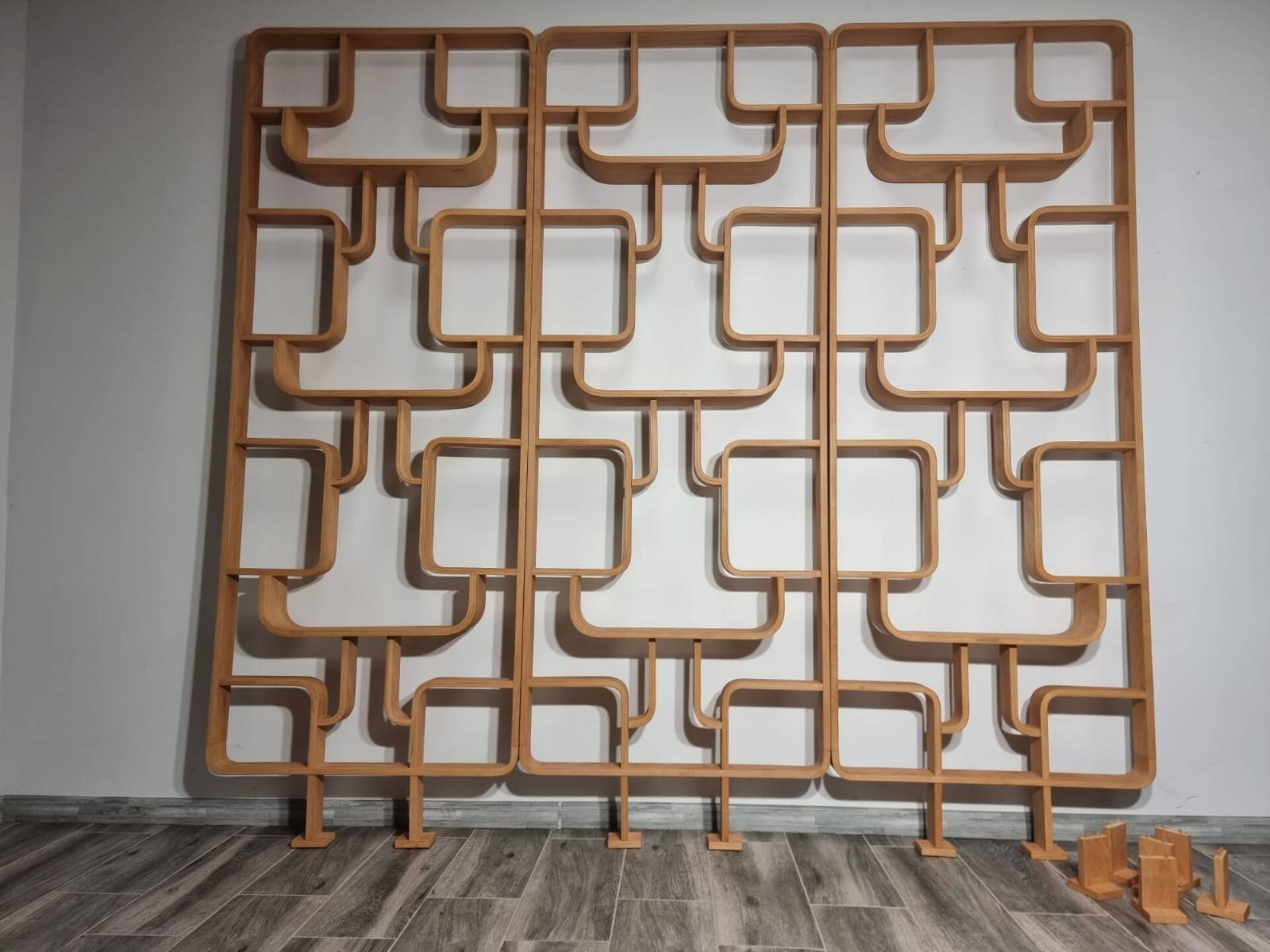3 screens by Ludvik Volak for Drevopodnik Holesov, 1950s
