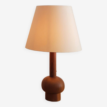 Lampe de table Scandinave en teck - 1960