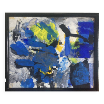 Acrylic painting by nicolas nicolov, born in 1946