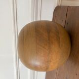 Brutalist wooden vase