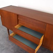 Mid-Century Teak Scandinavian Sideboard by Nils Jonsson for P.S. Heggen