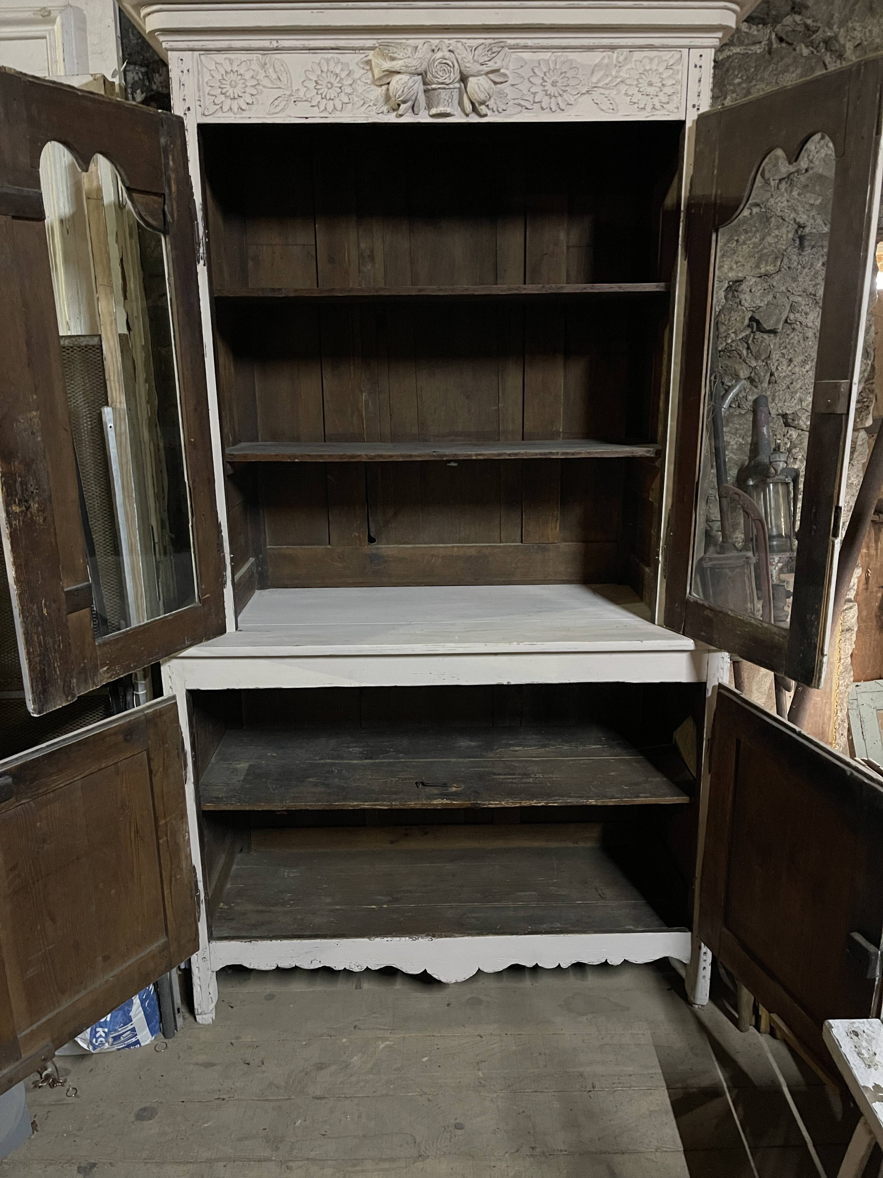 Carved wooden dresser