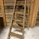 Escabeau bois ancien rénové