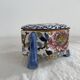 Large candy box, Gien, early 20th century, peony decoration, floral decoration