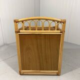 Rattan chest of drawers bedside table 1980’s