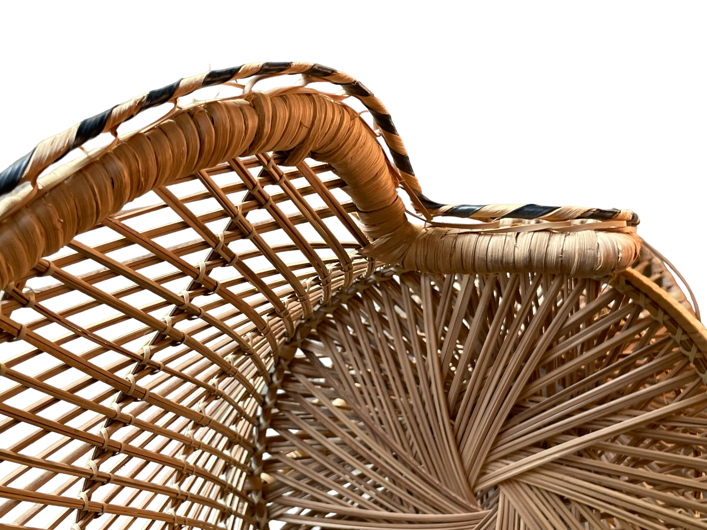Wicker armchair