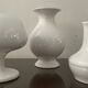 Trio de vases vintage en céramique années 60-70