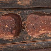 Ancienne console en pin à patine multicouche – Chine, vers 1930