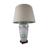 Ceramic table lamp painted white