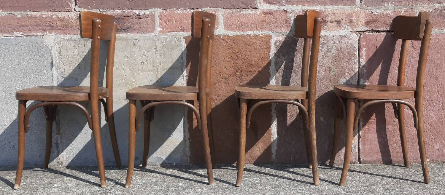 Thonet bistro chairs (set of 4 chairs)