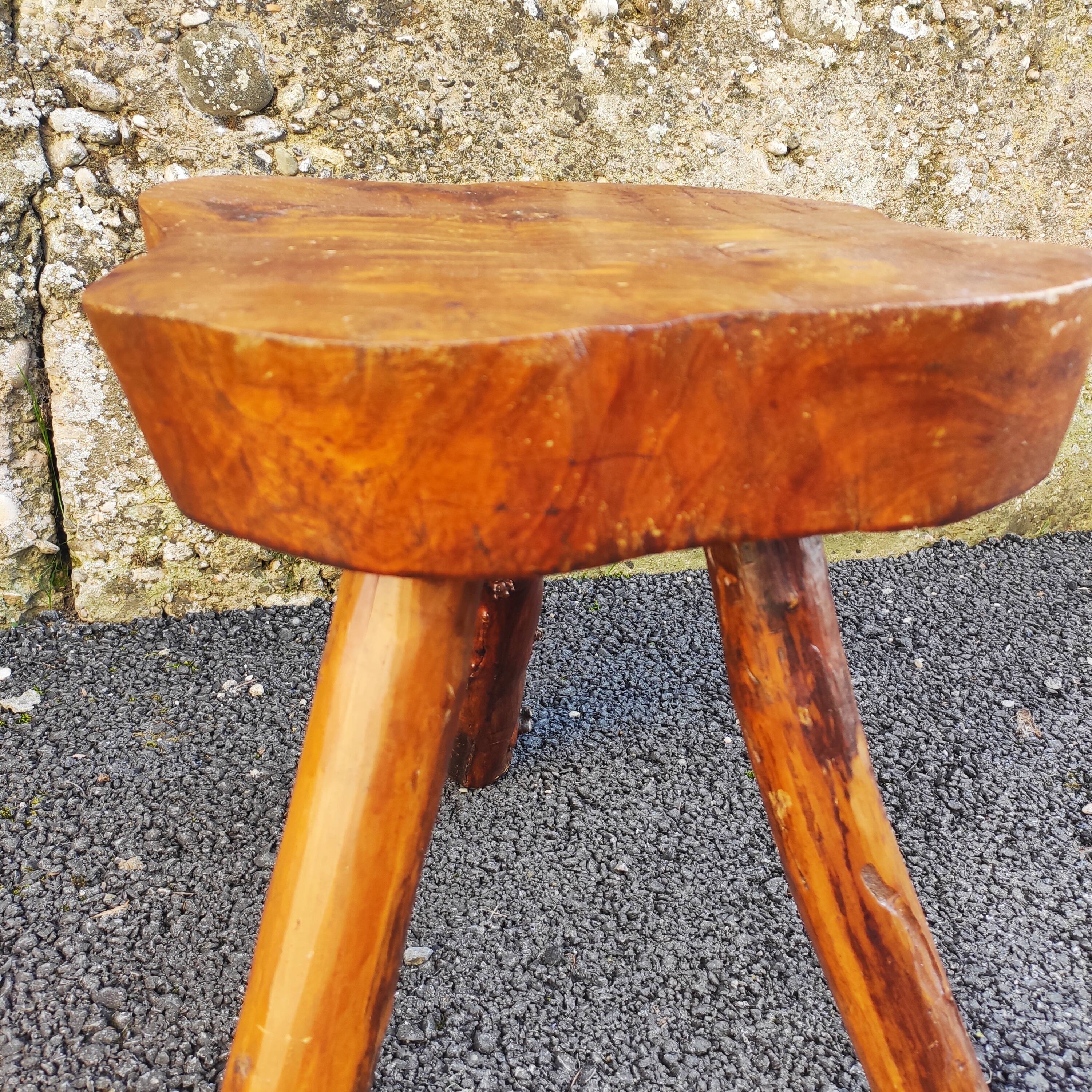 Brutalist tripod stool