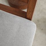 Art Deco sofa gray fabric Jindrich Halabala 1930