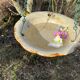 Drinking trough or floral cup in slurry