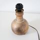 Table lamp – Vintage 60s ceramic and rattan shade