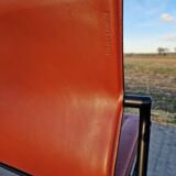 Set of 2 Matteo Grassi leather chairs