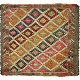Anatolian handmade kilim rug 175 cm x 162 cm