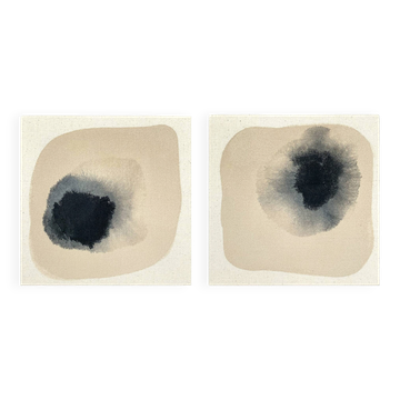 Ensemble de peintures abstraites sur toile, 20x20cm