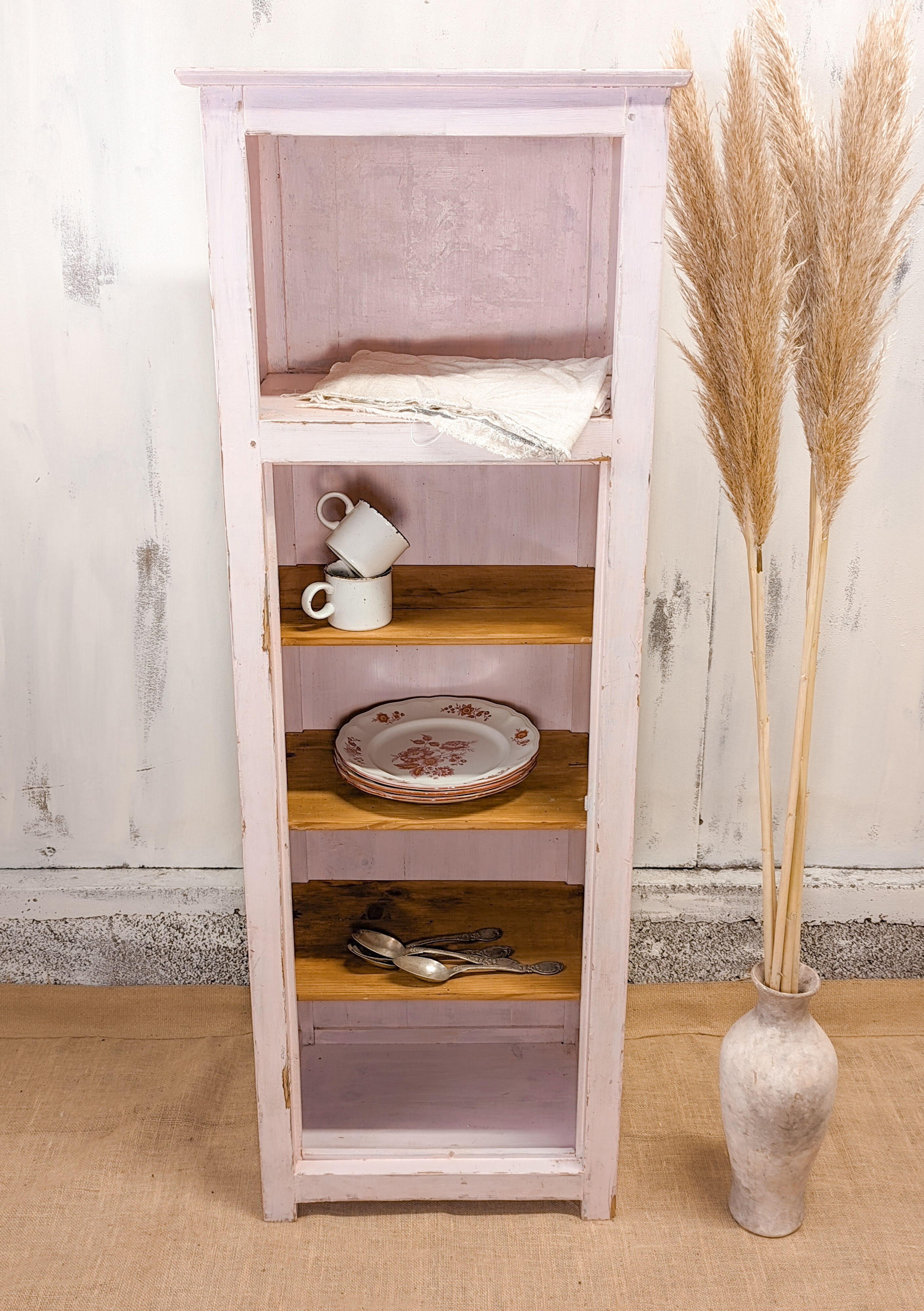 Vintage pink shelf