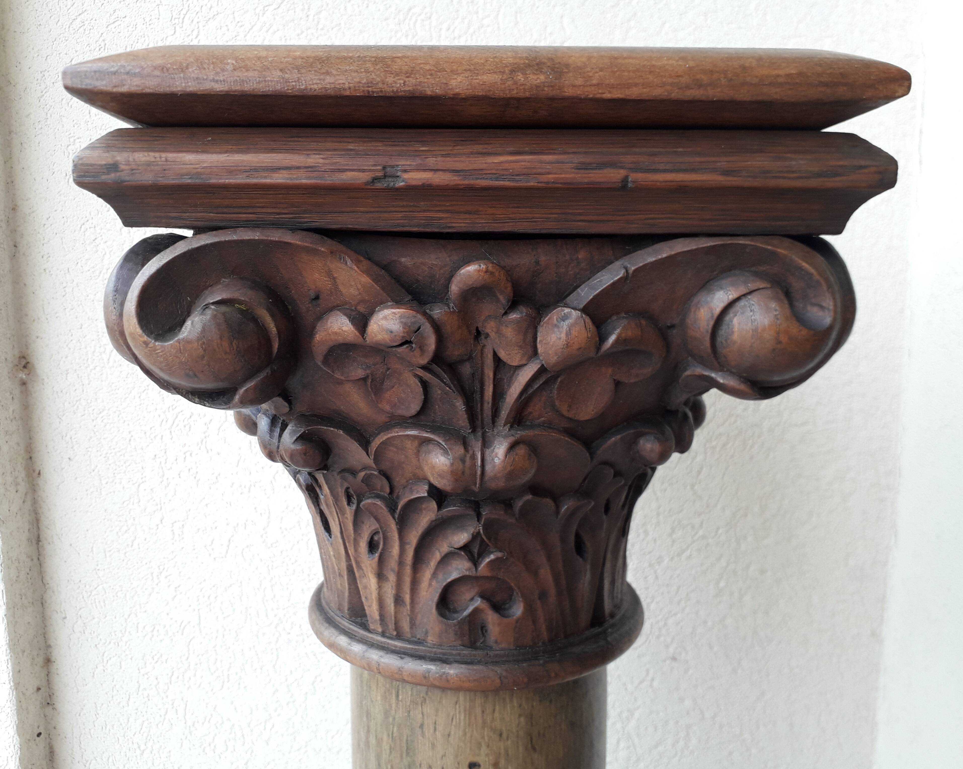 Wooden column