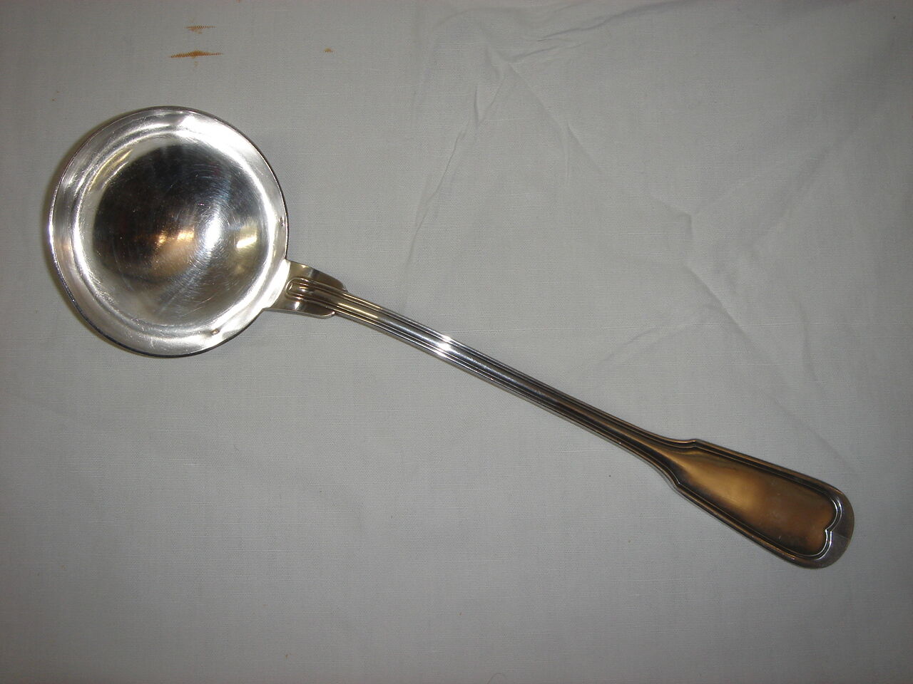 Silver soup ladle 1970