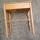 Baumann school desk and chair, retro 1930s