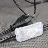 1960s Table Glass Lamp by Pokrok Zilina, Czechoslovakia